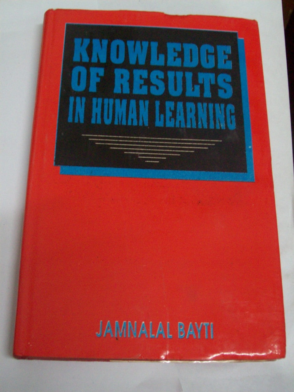 Knowledge Of Results In Human Learning