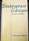 Shakespeare Criticism: An Essay In Synthesis