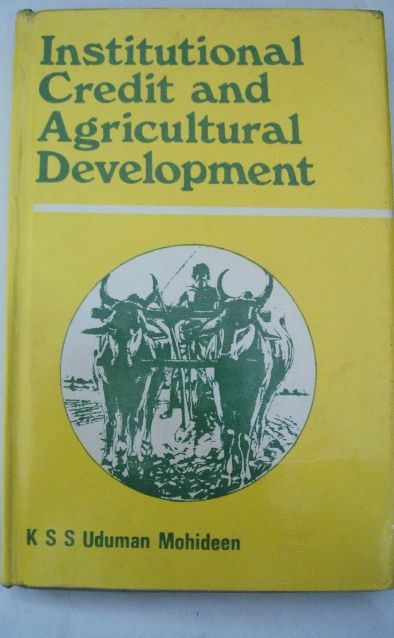 Institutional Credit And Agricultural Development