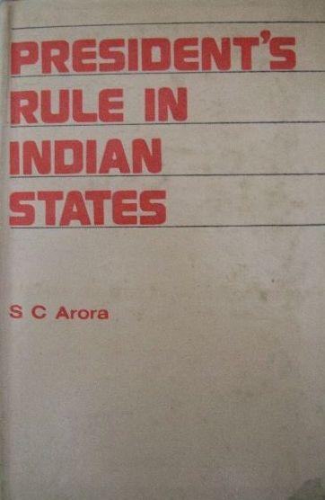 President’s Rule in Indian States