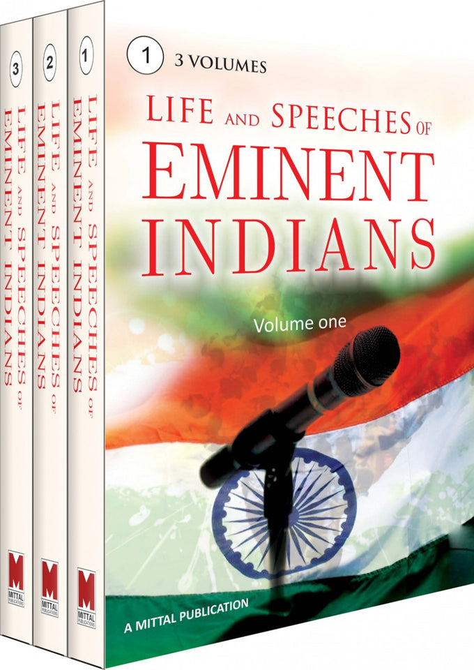 Life and Speeches of Eminent Indians (3 Volumes)